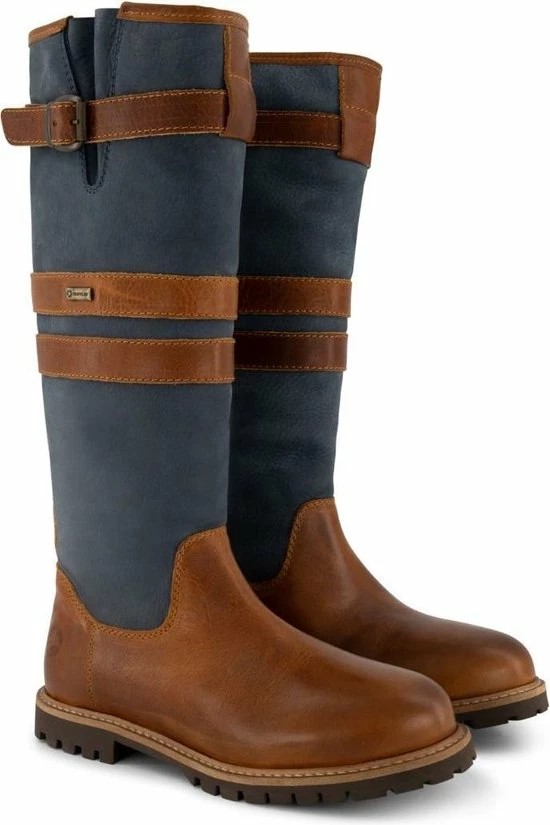 Travelin' Norway - Dames Wolgevoerde Outdoorlaars - Waterdicht En Ademend - Wandellaarzen - Blauw Leer - Maat 41 2 Travelin' Norway - Dames Wolgevoerde Outdoorlaars - Waterdicht En Ademend - Wandellaarzen - Blauw Leer - Maat 41 - Afbeelding 2